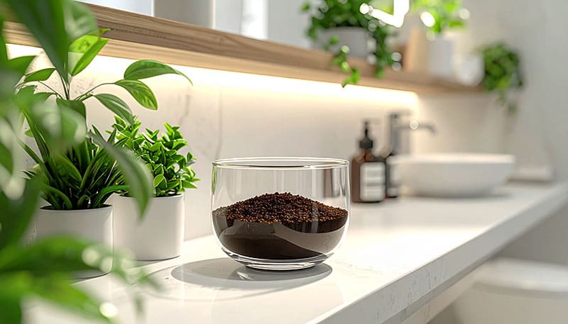トイレの消臭にはコーヒーかすもおすすめ