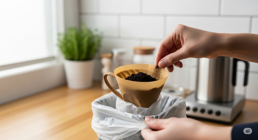 正しいコーヒー粉の捨て方の基本