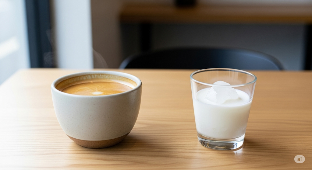コーヒーの酸味とミルクの相性